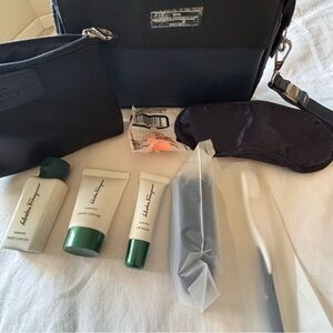 Salvatore Ferragamo Wristlet Toiletry Bag Set